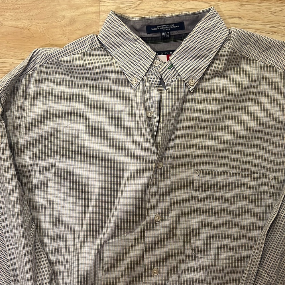 Tommy Hilfiger button down shirt size 16 1/2